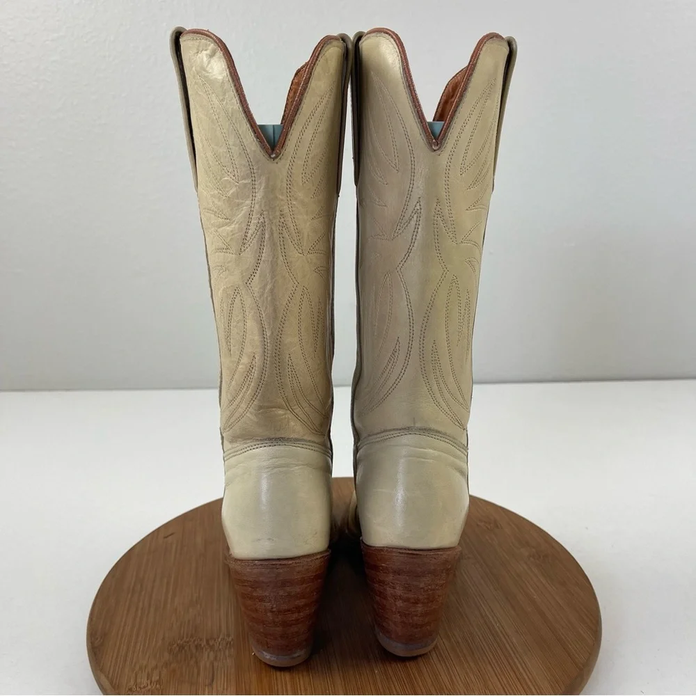 VTG Miss Capezio USA Leather Western Cowgirl Boots - Picture 4 of 10
